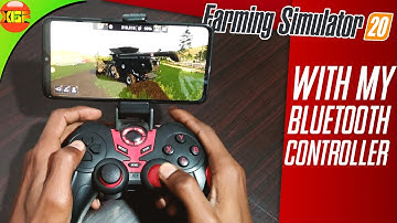 My controller setup for Farming Simulator 20 fs20 Bluetooth controller