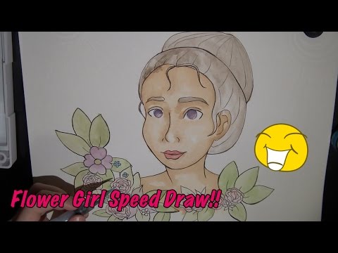 Flower Girl Speed Draw camera iphone 8 plus apk