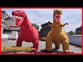 Dinosaur shooting game event production / Tyrannosaurus Inflatable / 恐竜シューティング ティラノサウルス #Dinosaur