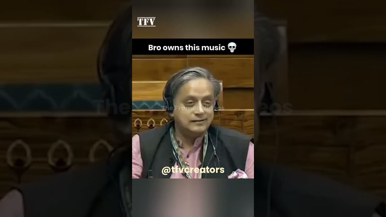 Shashi Tharoor Owns this Music- Mahesh Manjrekar tharki sound effect