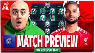PSG vs LIVERPOOL! Starting XI Prediction & Preview