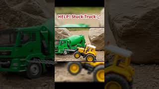 Stuck Truck Rescue 🚜💪 | Tractor Power! #toycars #toytrucks #dumptruck