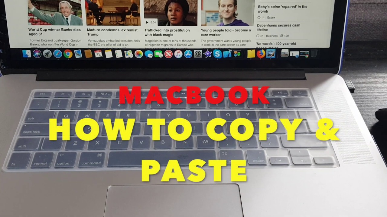 MacBook - How to Copy & Paste on any Apple Computer - YouTube