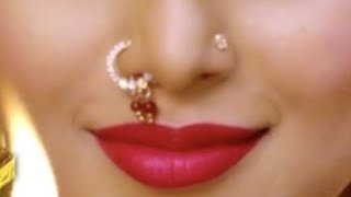 Indian Brides Natural Beauty Face Close-Up