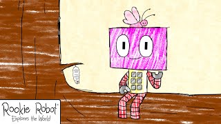 Rookie Robot🤖 | S1 EP 06 |🦋 Magic! – Rookie And The Butterfly | Funny Cartoons For Kids