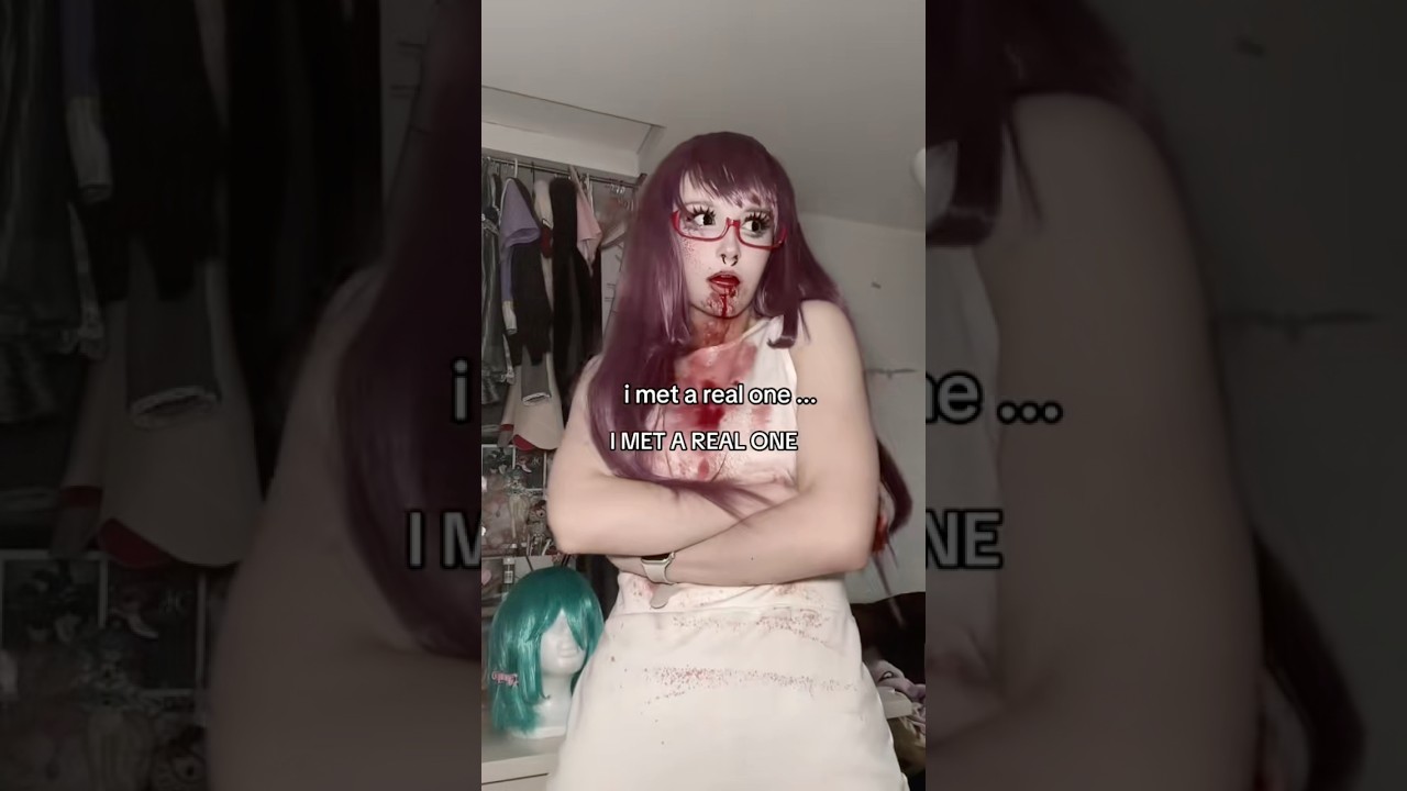 wearing their scleras in this video :) #tokyoghoul #rizecosplay #contactlenses #cosplaylenses