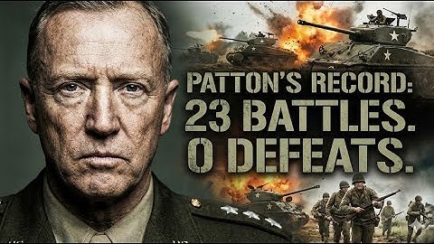 23 Wins, 0 Losses: Why General Patton Was Unstoppable (WWII Timeline) #battle #generalpatton #ww2