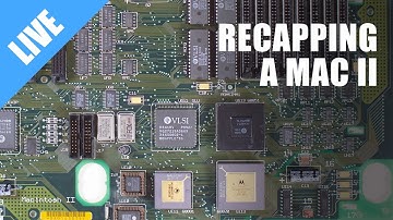 Recapping a Macintosh II