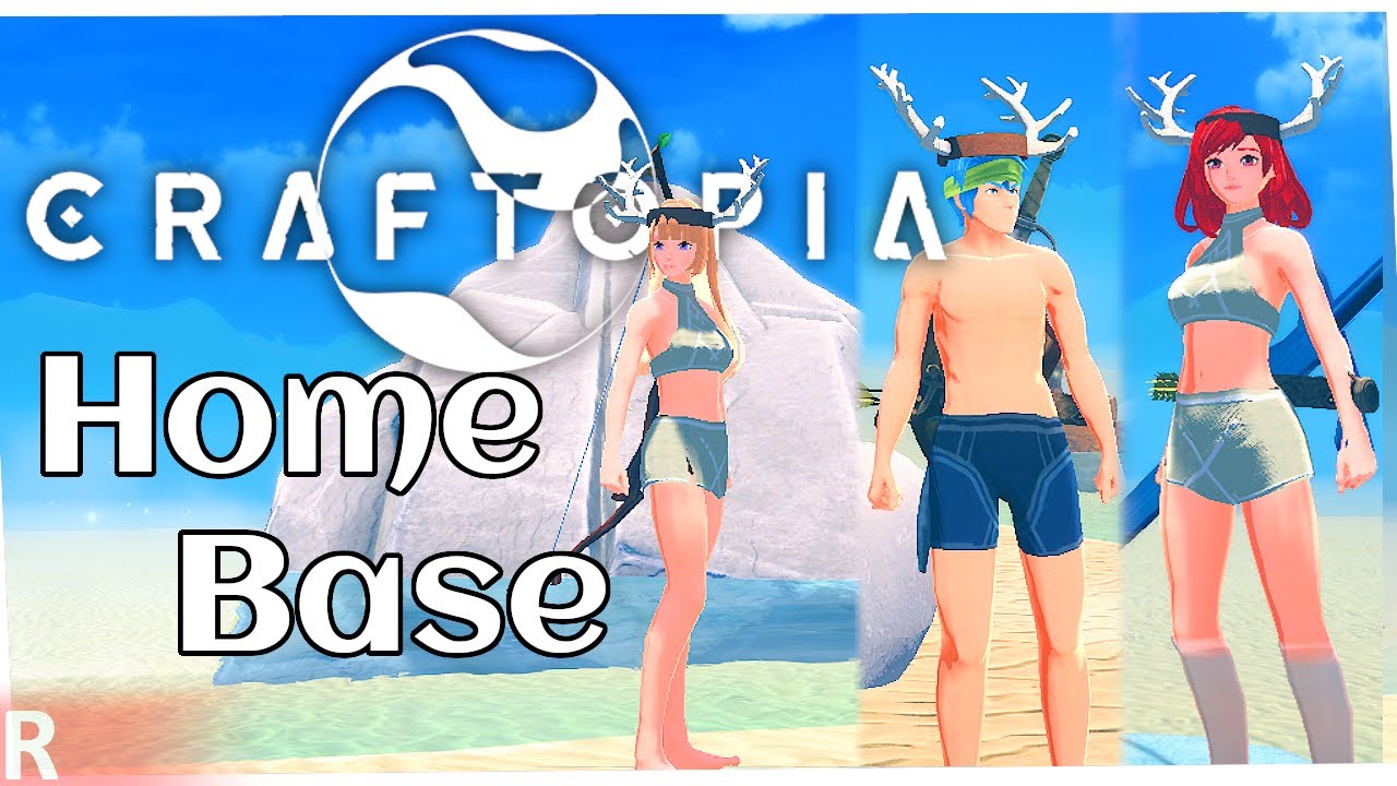 Craftopia Gameplay #2 [Rachael] : HOME BASE | 3 Player Co-op - YouTube