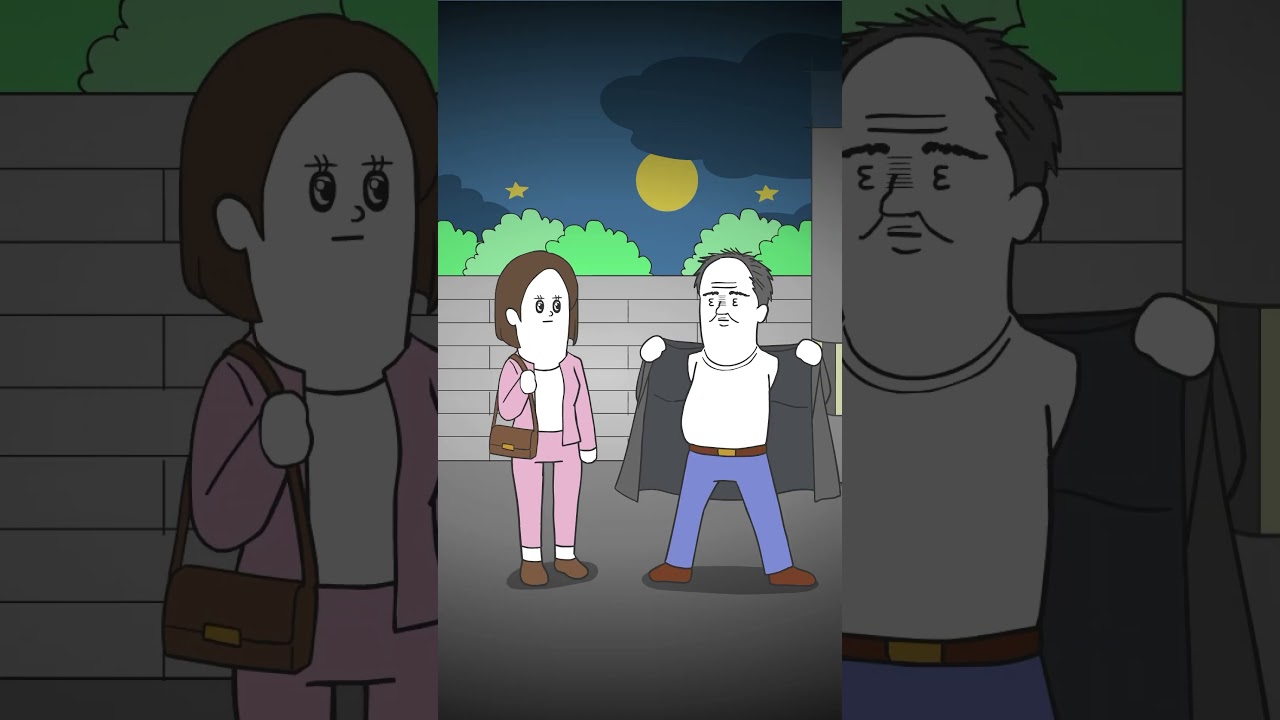 変●者と思ったら ただダイエットの経過報告してくるおじさん【アニメ】#shorts