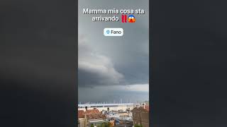 Una grandinata PAZZESCA ‼️😱 #Fano
