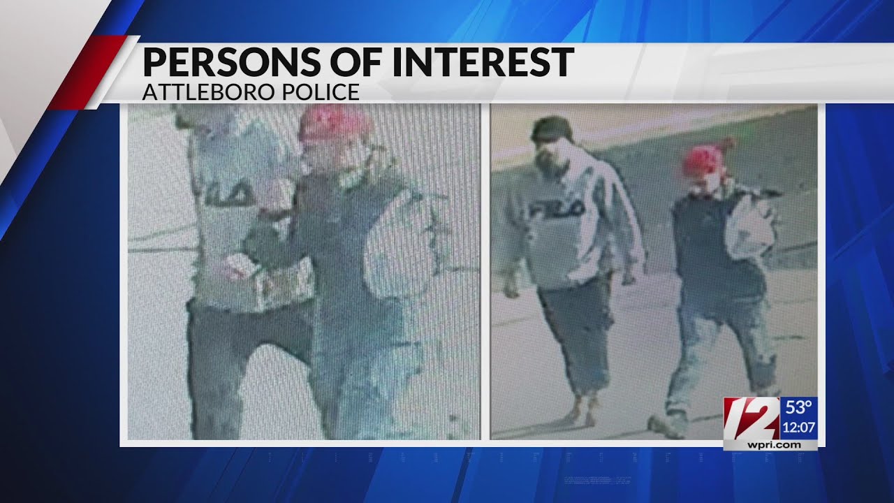 Attleboro police looking for persons of interest in arson case - YouTube