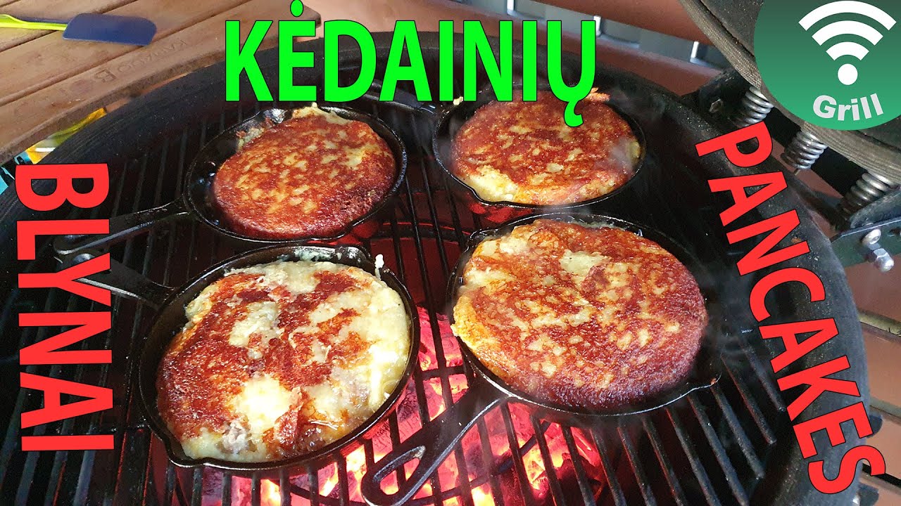 Potatoe pancakes with meat / Kėdainių blynai