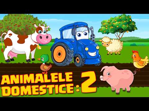 Animale Domestice pentru Copii partea 2 - la Ferma - Colectie desene educationale