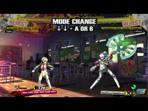 Persona 4 Arena - Aigis Moves Trailer