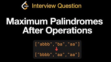Leetcode 3035: Maximum Palindromes After Operations