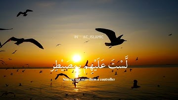 {أَفَلَا يَنظُرُونَ إِلَى الْإِبِلِ كَيْفَ خُلِقَتْ﴾ | القارئ إسلام صبحي.