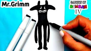 How to draw Mr. Grimm from Garten Of Banban Chapter 4