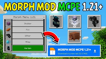 Morph addon for Minecraft Pe 1.21 | Mcpe 1.21 morph mod | Morph Addon Mcpe 1.21