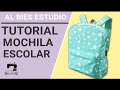 CÓMO HACER UNA MOCHILA FÁCIL - TUTORIAL -  DE TELA - MOLDES GRATIS