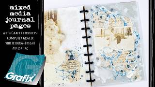 Mixed Media Journal page with Grafix!