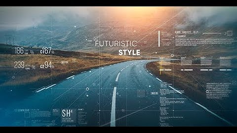 Futuristic Parallax Slideshow (Top After Effects Templates)
