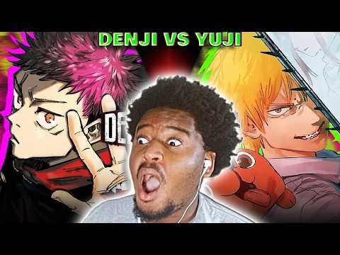 Yuji VS Denji (Jujutsu Kaisen VS Chainsaw Man) | DEATH BATTLE! REACTION