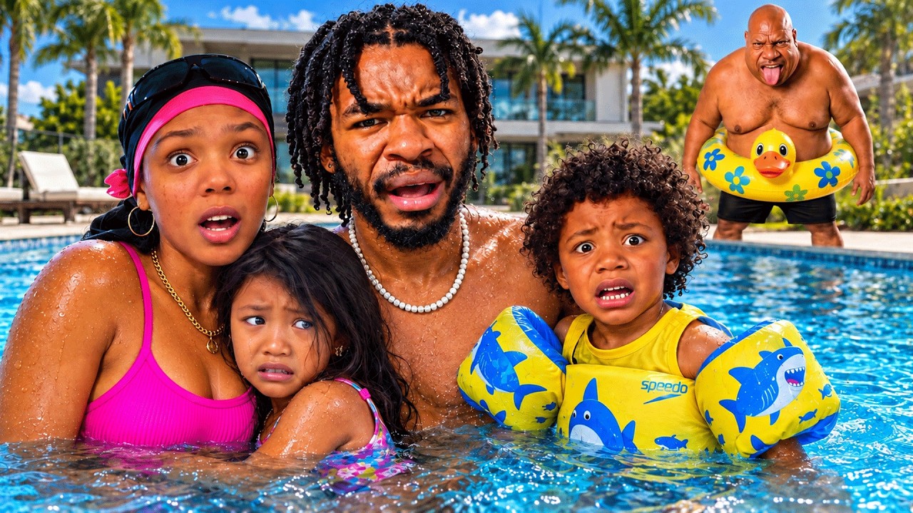 CREEPY MAN FOLLOWED BABY RAY & YKM TO THE POOL In LifeTogether 🏠 RP | Roblox