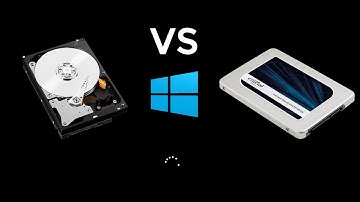 Solid State Drive (SSD) VS Hard Disk Drive (HDD) Boot Speed Test