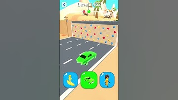 Shape Shifting 2 GAMEPLAY Level No -1452 Walkthrough - New Update Car Racing #Shorts #ShapeShifting