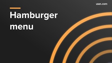 Hamburger menu of user profiles in user.com