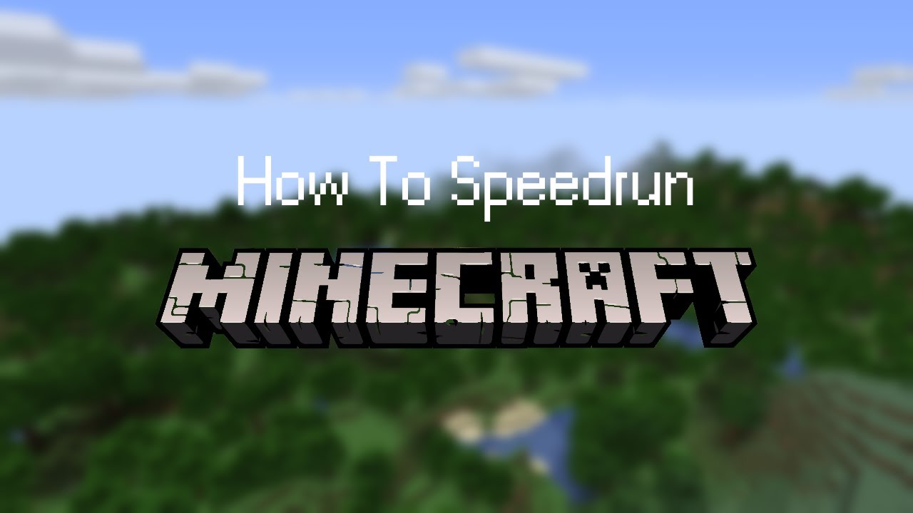 How to Speedrun Minecraft Explained in Under 2 Minutes - YouTube
