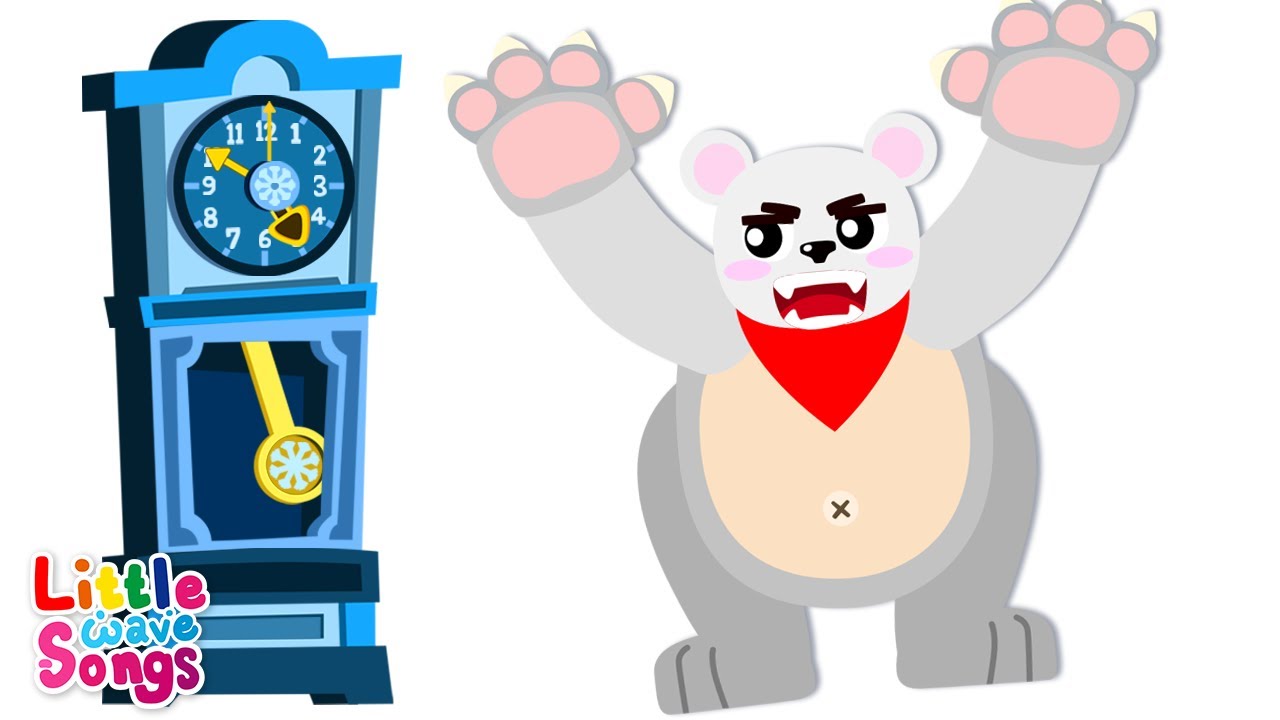 Hickory Dickory Dock Polar Bear + More Nursery Rhymes | Kids Songs | Little Wave Song - Baby Coco