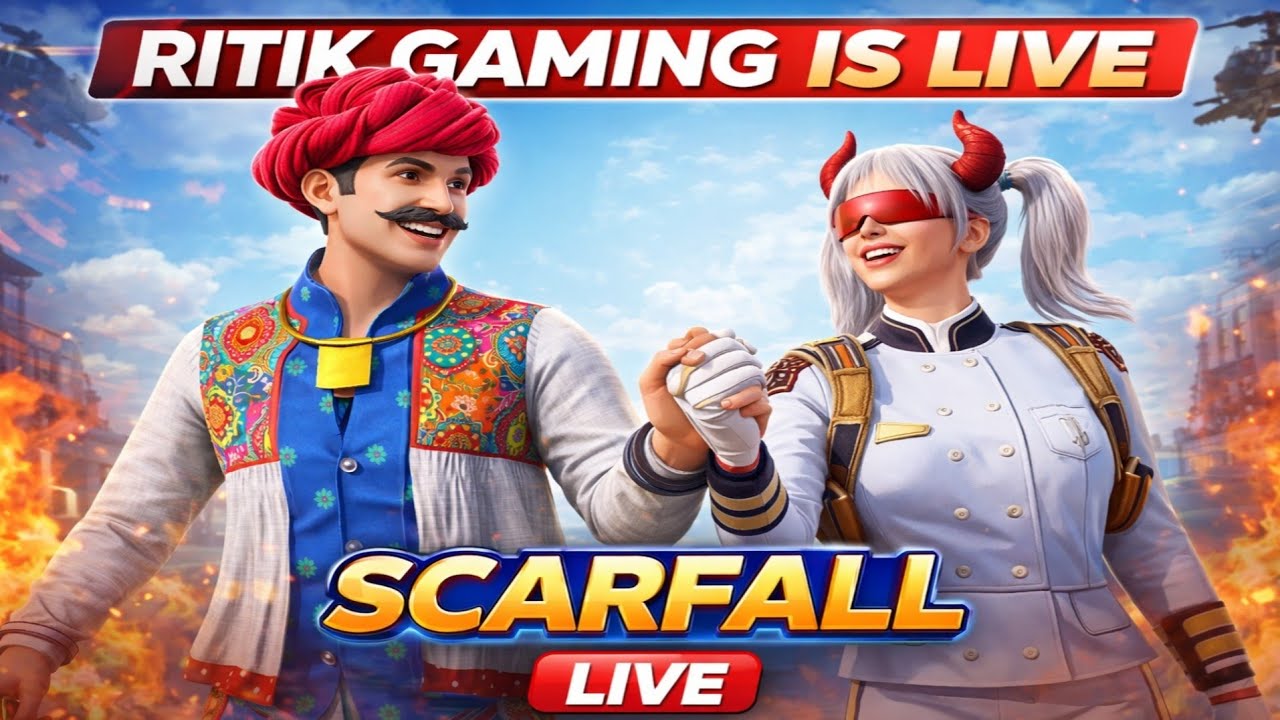 ScarFall 2.0 LIVE ⚡ Boom Bam Rush Tournament Gameplay | RITIK GAMING