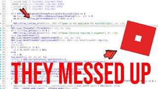ROBLOX ACCIDENTALLY LEAKED SOURCE CODE…