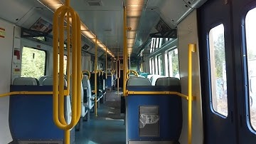On Board an IE 29000 Class Commuter Train - Sydney Parade and Sandymount, Dublin