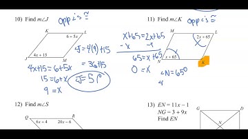 Geo - 6.2 - Properties of Parallelograms