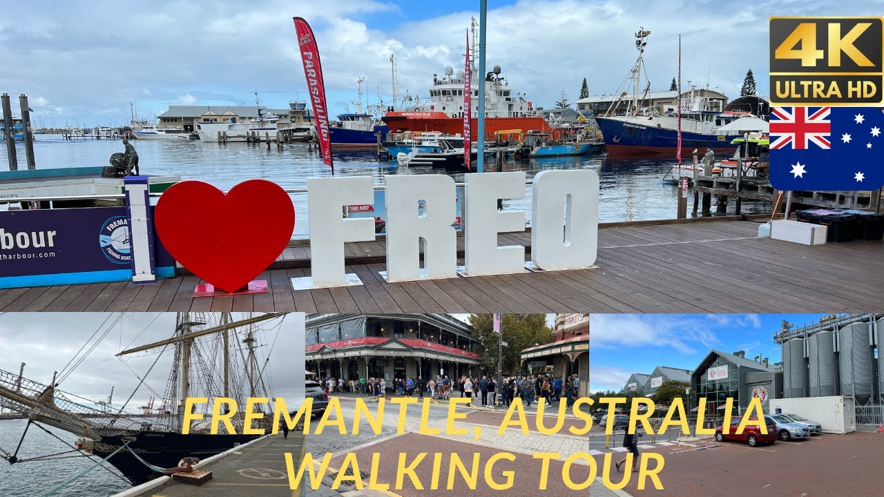 Fremantle, Western Australia Walking Tour [4K]