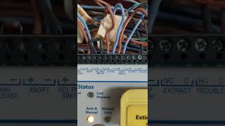 Clean Agent Releasing Control Panel Connection Diagram
