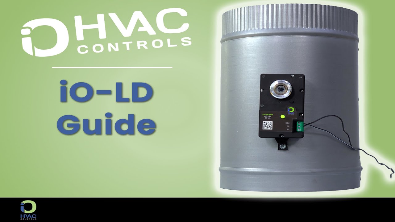 iO - LD - A cost efficient damper with LED indicators