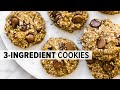 BANANA OATMEAL COOKIES | just 3 ingredients!