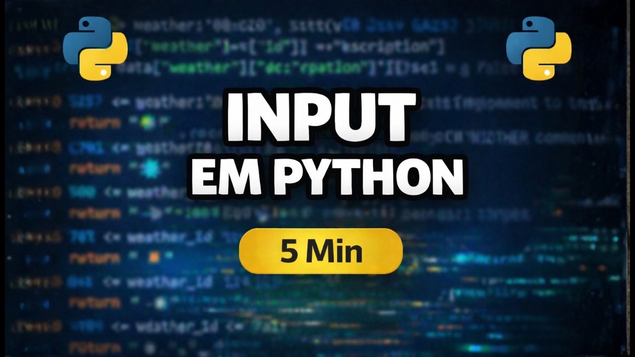 Como fazer o Python PERGUNTAR e RESPONDER (Função Input) | 03 - YouTube