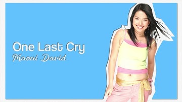 Maoui David - One Last Cry (Audio) 🎵 | Singles