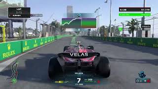 F1 22 Saudi Arabia || Jeddah Corniche Circuit || Practice day || Qualifying pace practice game-play.