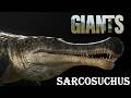 Giants sarcosuchus screen time