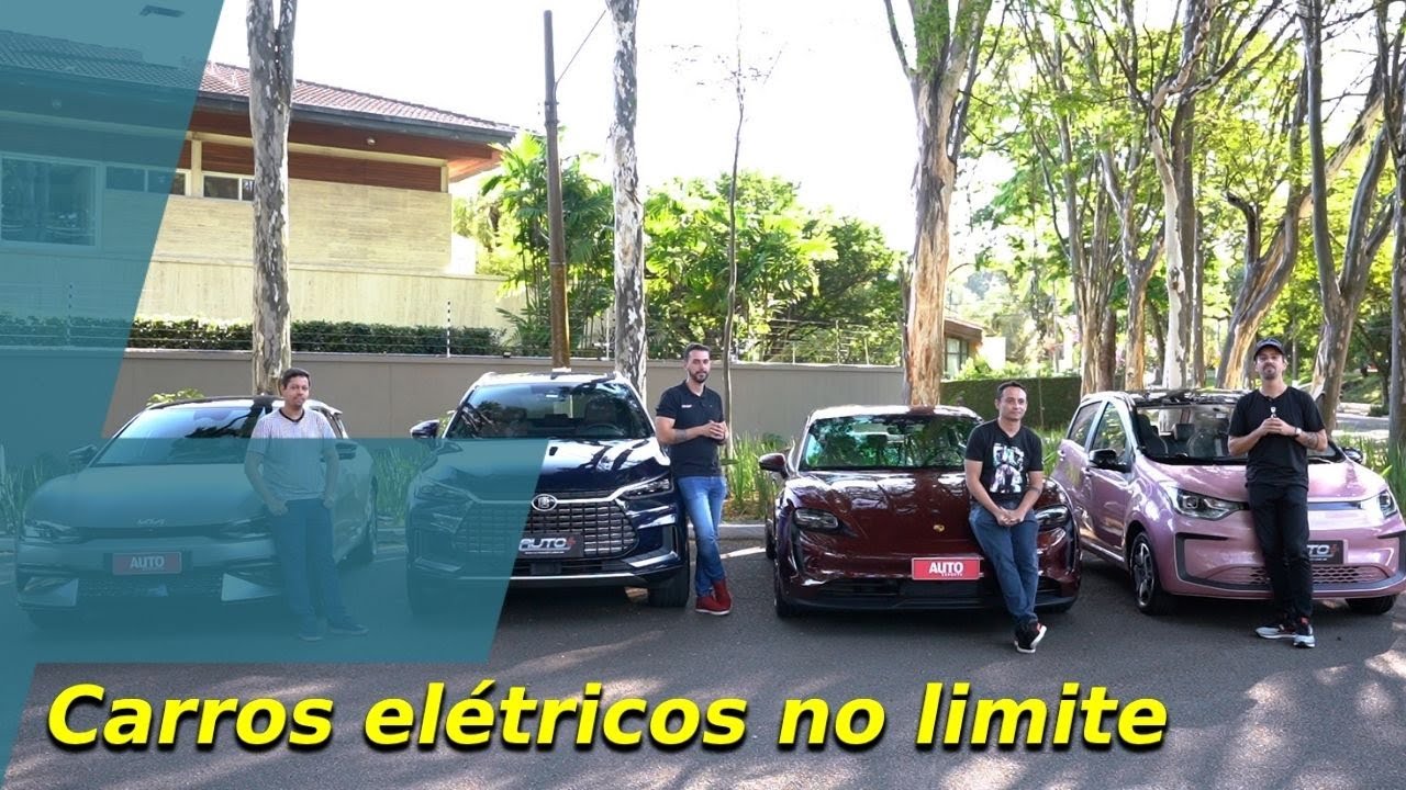 JAC E JS1 Porsche Taycan BYD Tan E Kia EV6 Qual A Real Autonomia 