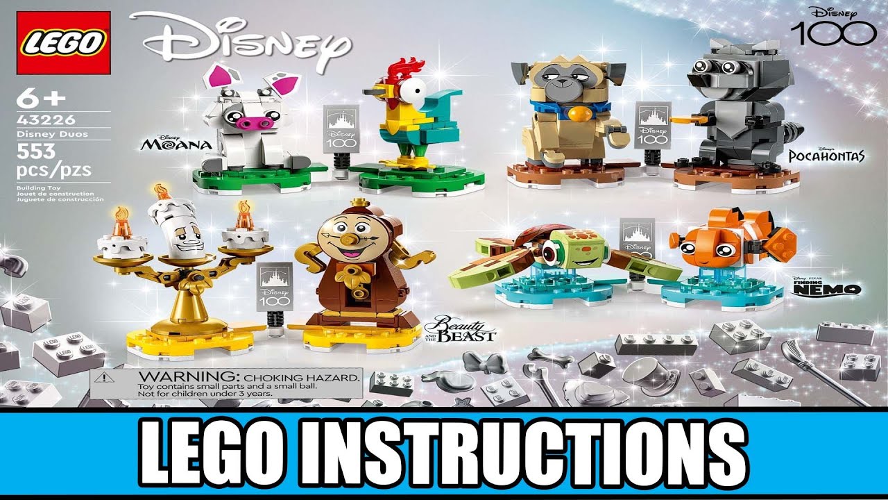 LEGO 43226 Instructions | Disney | Disney Duos (All Books) - YouTube