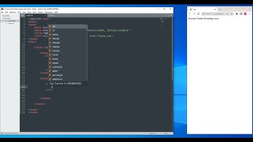 como HACER una TABLA en HTML SUBLIME TEXT 🚀