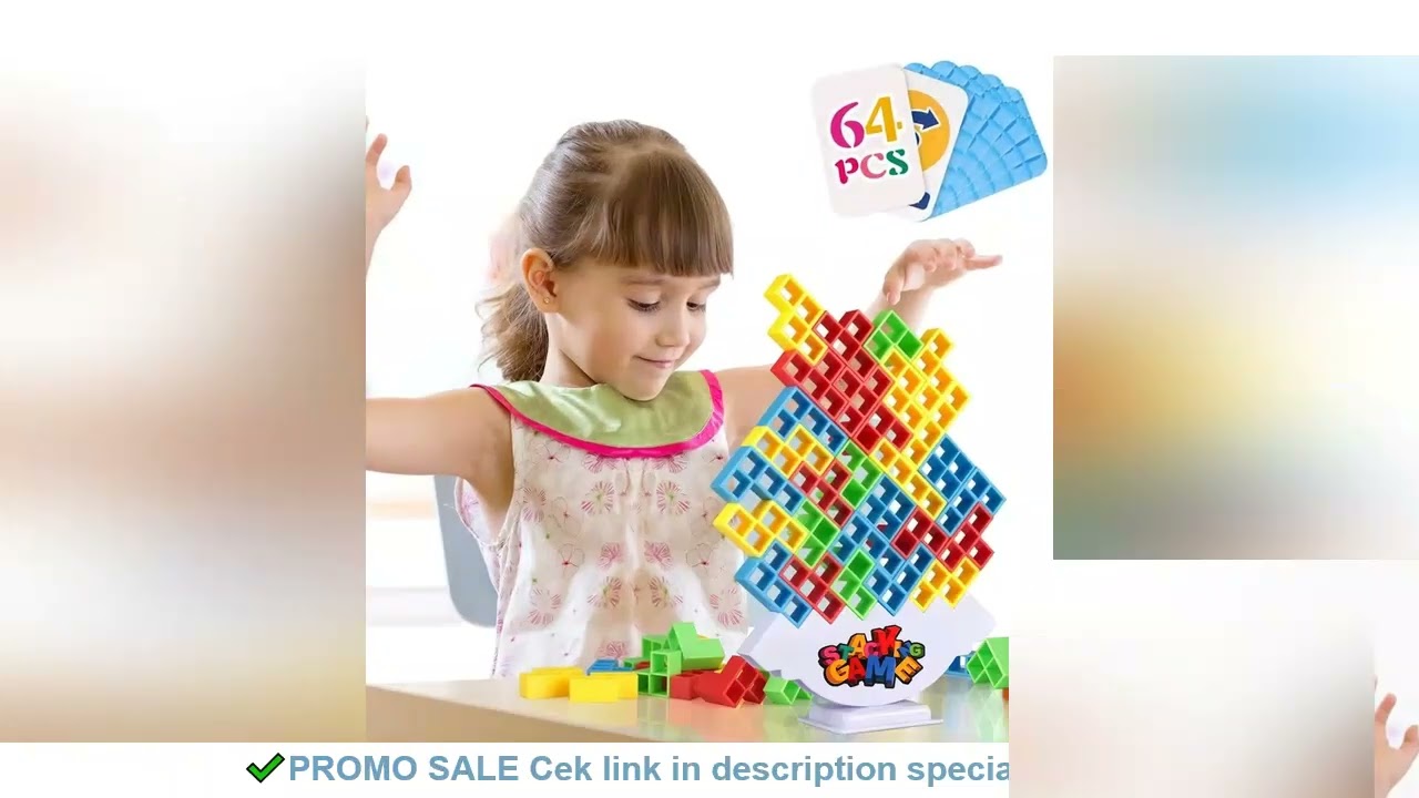 Balance Stacking Board Games Buliding Blocks Adults Kids Tower Block Bricks Toys For Boys Girls Puzz