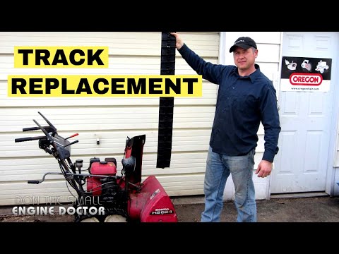 HOW-TO Replace A Honda Snowblower Track – Step By Step Instructions